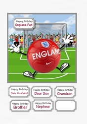England Football Fan Humorous Card Topper