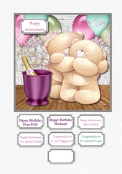 Forever Friends multi occasional card topper