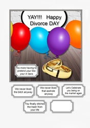 YAY, Happy Divorce Day