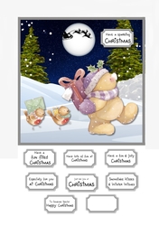 Forever friends Christmas with little robins