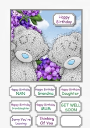 Tatty Teddy multi occasion card topper
