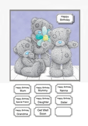 Tatty teddy birthday or get well soon