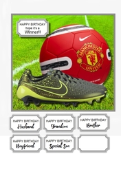 Man United card topper