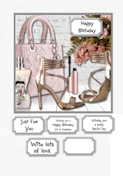 Pink and rose gold accessories