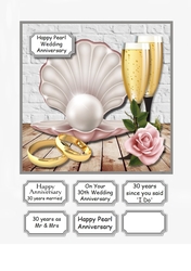 Pearl Wedding Anniversary 30 years