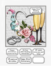Happy Silver Wedding Anniversary