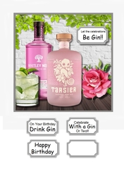 Let the celebrations Be Gin female