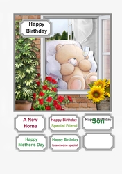 Forever Friends multi occasion card topper