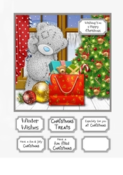 Tatty teddy Christmas morning