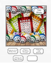 Bingo bonkers card topper