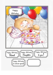 Forever Friends birthday cake