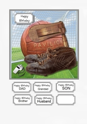 Vintage Football card topper