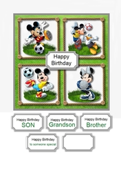 Mickey and Friends football