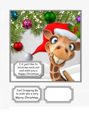 Sticking my neck out to wish you a Happy Christmas