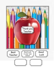 Thank you teacher/good luck in your new school