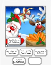 Santa and Rudolf