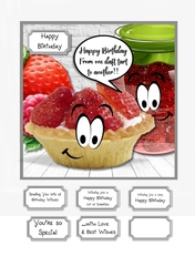 Happy Birthday from one daft tart to another!