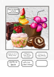 Cake and cocktails