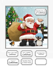 Santa and friends
