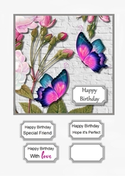 Flowers and Butterflies
