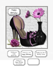 Shoes and flowers