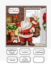 Santa coming in from the cold