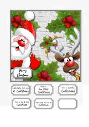 Santa and Rudolph