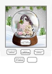 Girly Christmas Gifts Snow Globe