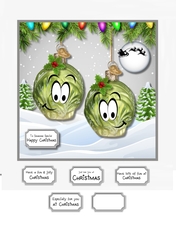 Brussel sprout baubles