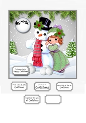Precious Moments Snowman