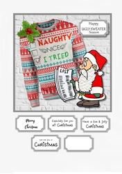 Hes making a list, hes checking it twice