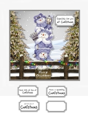 Snowman tower