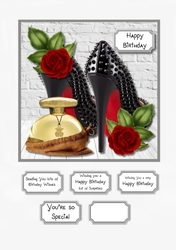 Shoes and roses