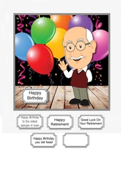The oldest swinger in town Birthday or Retirement