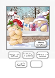 Forever friends Christmas over the wall