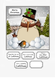 Christmas snowman