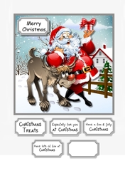 Santa and Rudolph