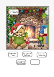 Christmas by the fire