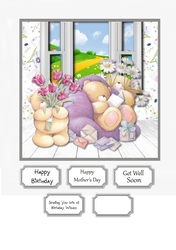 Forever friends card toper for multi occasion