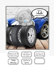 Tatty teddy have a wheelie happy birthday....