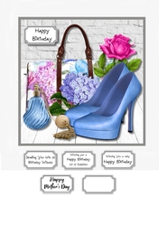 Bag, Shoes and flowers