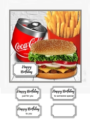 Burger and Fries