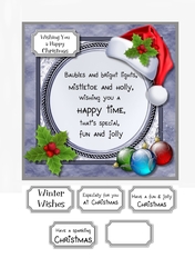 Baubles and bright lights Christmas