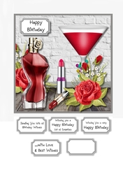 Ladies Accessories Birthday card topper