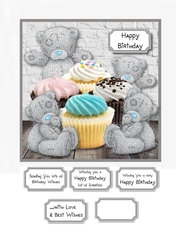 Tatty teddy with cupcakes