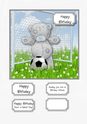 Tatty Teddy Footballer
