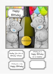 Tatty Teddy with Prosecco