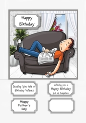 Relax and take it easy Birthday or Fathers Day