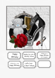 Tatty Teddy with Ladies Accessories