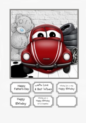 Tatty Teddy Garage for Fathers Day or Male Birthday